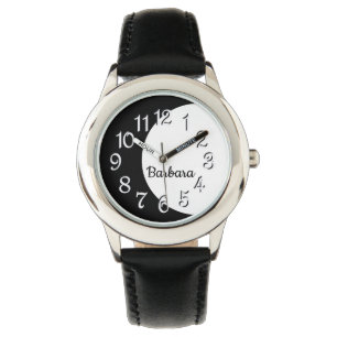 Relógio Eclipse Personalizado Em Observação Preta E Branca