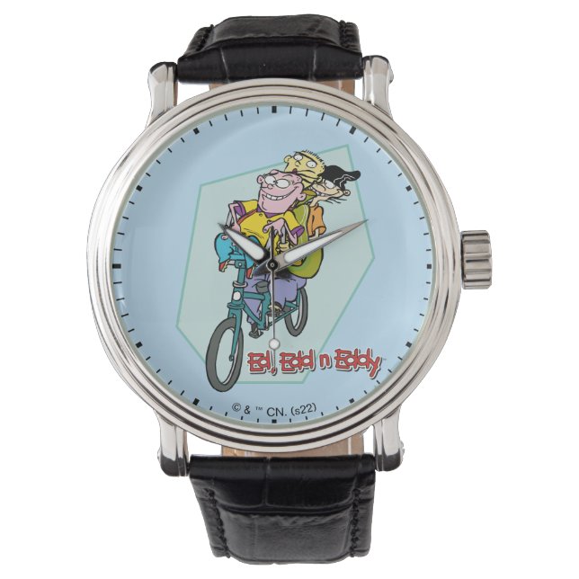 Relógio Ed, Edd, um Eddy numa bicicleta (Frente)