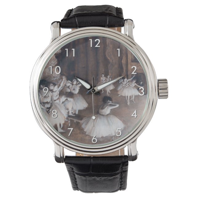 Relógio Edgar Degas - Ensaio de Balés no Palco (Frente)