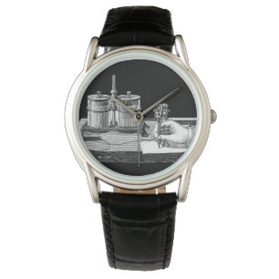 Relógio Edison Antique Steampunk Writer