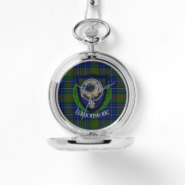 Relógio Edmonstone Scottish Clan Tartan & Crest