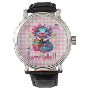 Relógio Edulcorantes Vibes Axolotl Amantes Cuteness