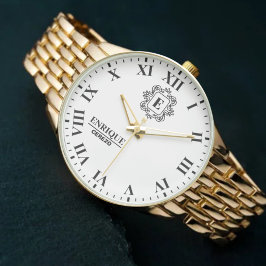 Relógio Elegant Custom Monogram Timeless Personalized Keep