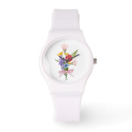 Relógio Elegant Floral Bouquet Watch