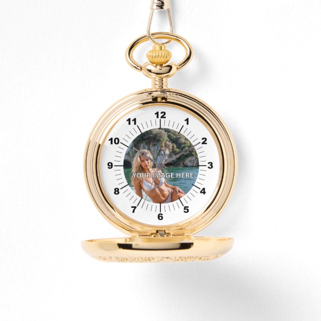 Relógio ELEGANT! ✨ Gold Pocket Watch Classic (Frente)