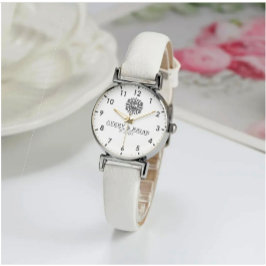 Relógio Elegant Luxury  monogram initials names