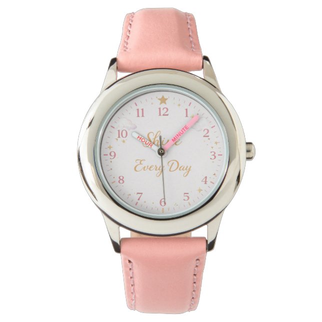 Relógio Elegant pink wristwatch – a daily radiance of femi (Frente)
