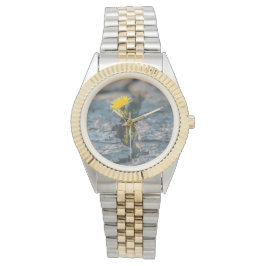 Relógio Elegant Rose on Water Two-Tone Ladies Watch