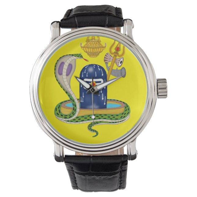 Relógio Elegant Shivlingam Clock – Divine Timepiece for Sp (Frente)