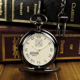 Relógio Elegant Wedding Monogram Custom Gift 