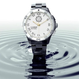 Relógio Elegant Wedding Monogram Custom Gift for Couples