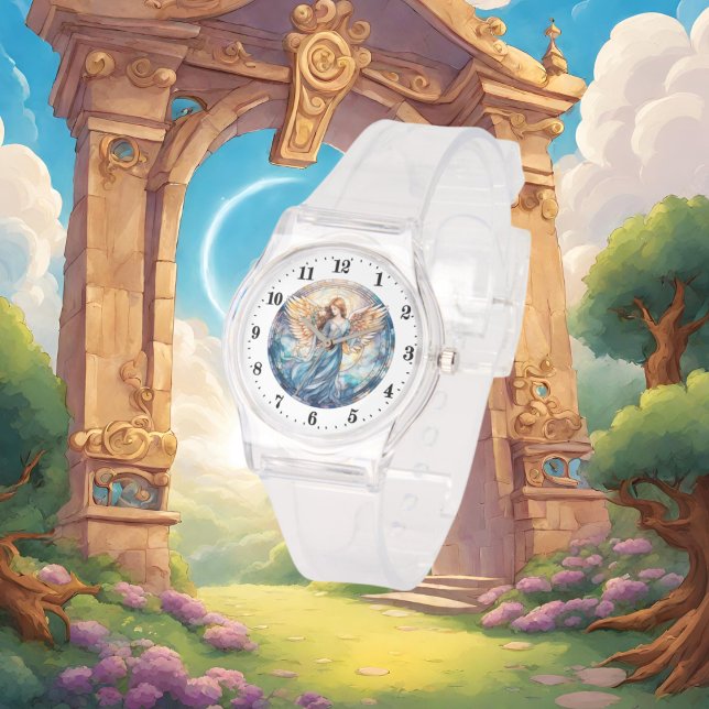Relógio Elegante Angel ama religioso (Criador carregado)