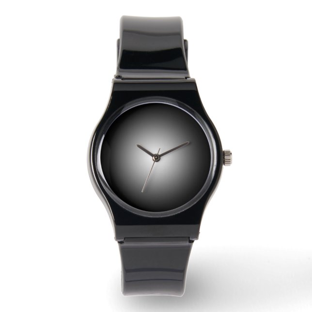 Relógio Elegante Black Minimalist Watch - Modern elegante (Frente)