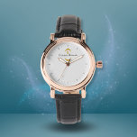 Relógio Elegante Dourado Monograma Cinza Moderna<br><div class="desc">Elegante Cinza Dourada Monograma Watch. O design de ouro e o monograma trazem um toque elegante ao relógio. Personalize adicionando seu nome e nome inicial. Excelente como presente personalizado para a família e amigos.</div>