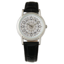 Elegante Mandala Watch | Boho Timepece Espiritual