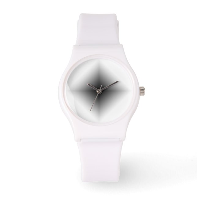 Relógio Elegante White Minimalist Watch - Modern Unisex (Frente)