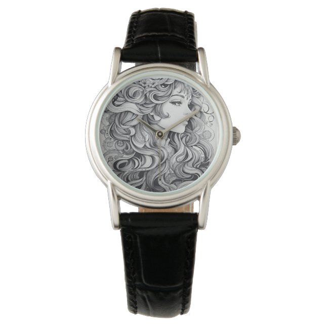 Relógio Elegante Women's Watch - Artitic Birthday Gift for (Frente)