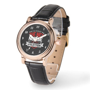 Relógio Enfermeira, bela Enfermeira, arte de palavras