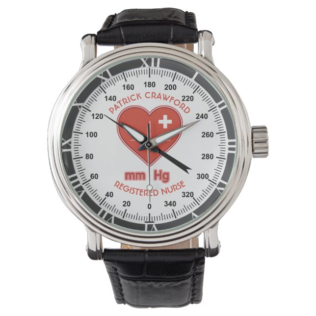 Relógio Enfermeiro De Monitorização Da Pressão Arterial Mé (Frente)