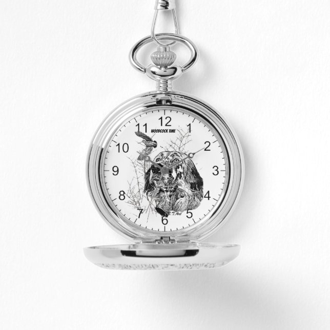 Relógio English Setter , Woodcock hunting (Frente)