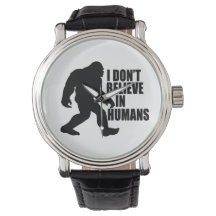 Engraçado Pé Grande Não Acredito em Humanos