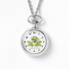 Relógio Engraçado sapo amante animal Watch