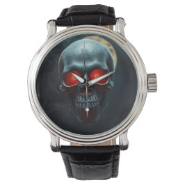 Relógio Epic Burning-Eye Skull Watch for Spooky Nights