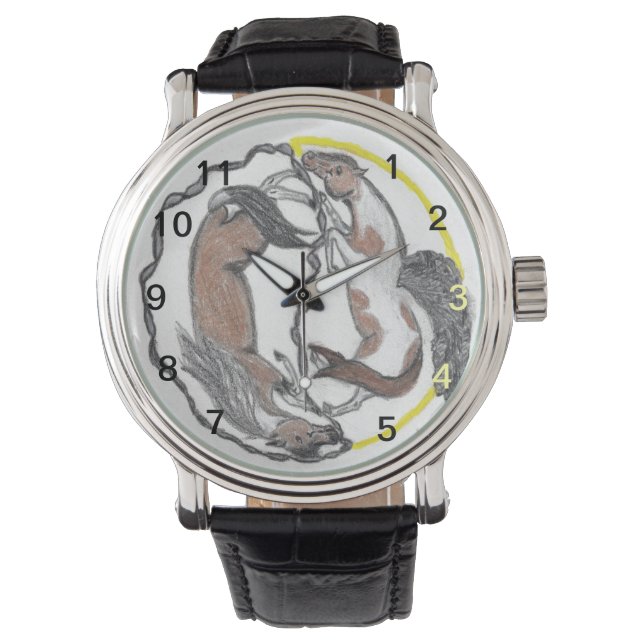 Relógio Equilíbrio entre mãe e filha (Frente)