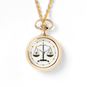 Relógio Escalas douradas luxuosas de presentes das