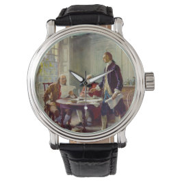 Relógio Escrevendo a Declaração de Independência (EUA)