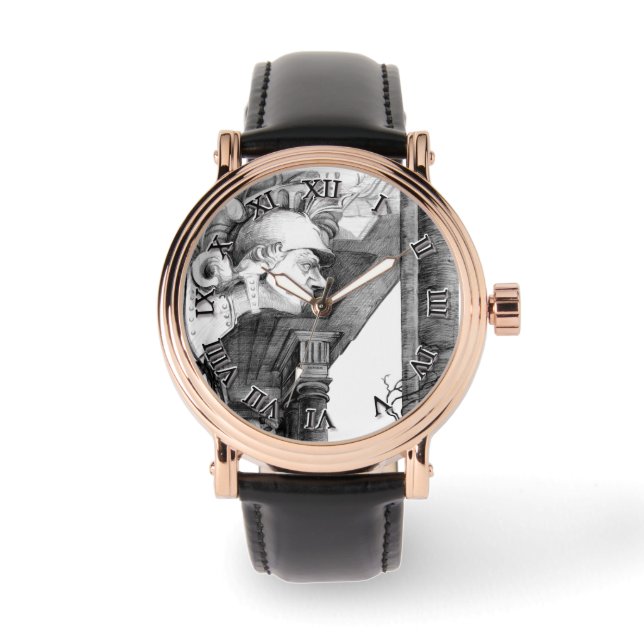 Relógio Escultura de Arte Lápis do Castelo (Frente)