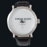 Relógio Esquadrão do noivo padrinho despedida de solteira<br><div class="desc">design</div>