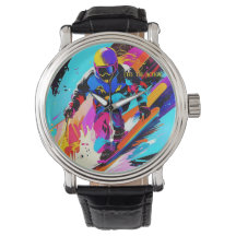 esquiador de descida