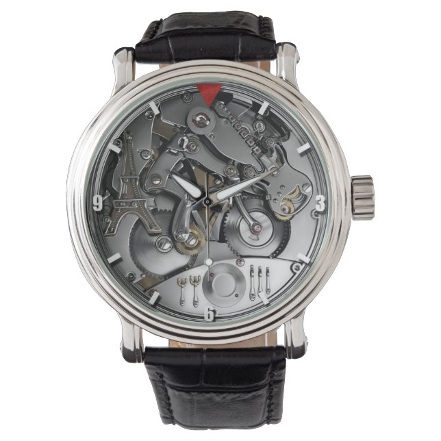 Relógio Estilo Mecânico Música de Ciclismo (Frente)