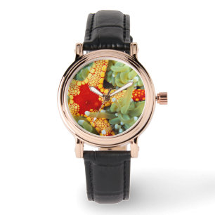 Relógio Estrela Vermelha E Amarela