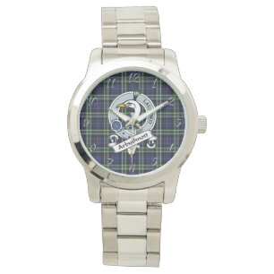 Relógio Eterno Clã Arbuthnot Tartan Xadrez Gift