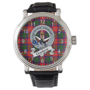 Relógio Eterno clássico Charteris Crachá Tartan Watch