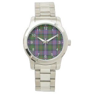 Relógio Eterno clássico Clan Blair Tartan Xadrez Gift