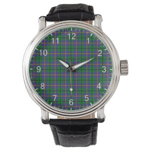 Relógio Eterno Clássico Clan Carmichael Tartan Xadrez Gift