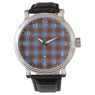 Relógio Eterno Clássico Clan Congilton Tartan Xadrez Gift