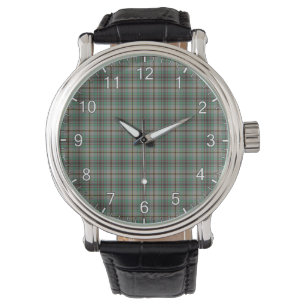 Relógio Eterno clássico Clan Craig Tartan Xadrez Gift