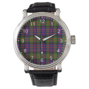 Relógio Eterno Clássico Clan Donaldson Tartan Xadrez Gift