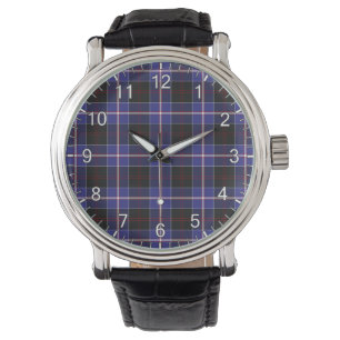 Relógio Eterno clássico Clan Dunlop Modern Tartan Xadrez
