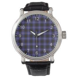 Relógio Eterno clássico Clan Dunlop Tartan Xadrez Gift