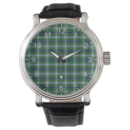 Relógio Eterno clássico Clan Johnston Dress Tartan Xadrez