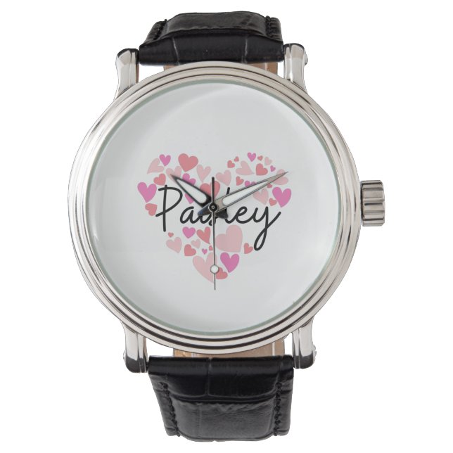 Relógio Eu amo Paisley (Frente)