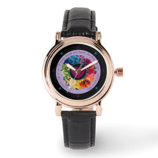 Relógio Eu estarei lá, Floral Watch