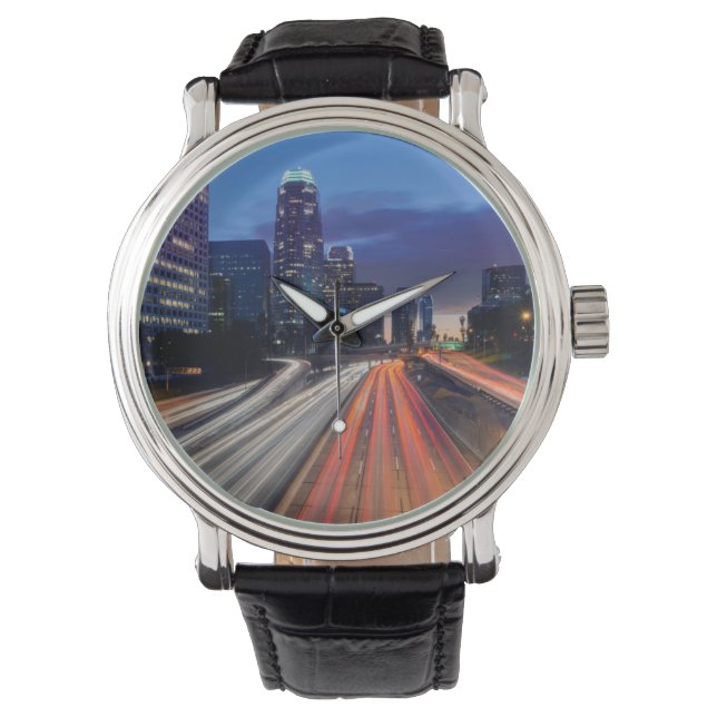 Relógio EUA, Califórnia, Los Angeles, 110 Freeway (Frente)