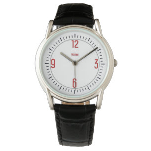 Relógio Euromoderna 1 Red Designer Watch