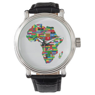 Relógio eWatch Africa-map